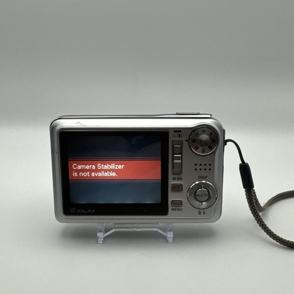 Casio Exilim EX-V7 7.2 MP Point & Shoot Digital Camera - Stabilizer Error Code